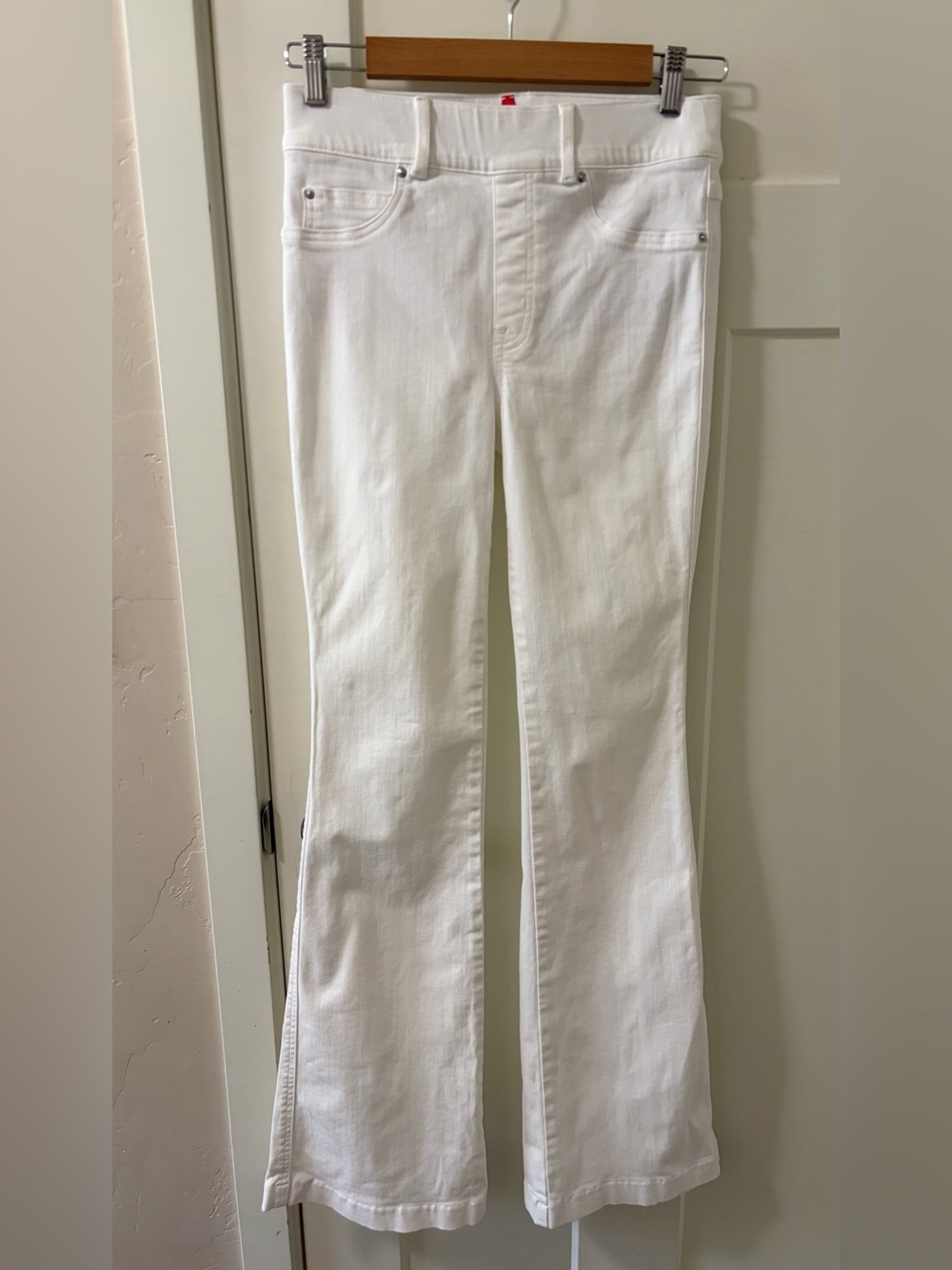 Spanx Women’s Flare Jeans - White, Size S